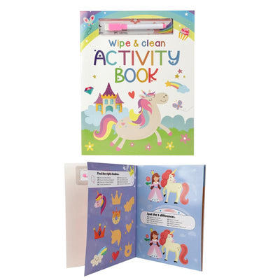Toi-toys wiederverwendbares Aktivitätsbuch Einhorn