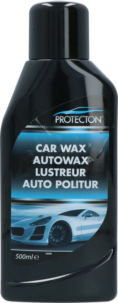 Protecton Autowachs – bietet langanhaltenden Schutz – für alle Lackarten – für Auto, Wohnwagen, Wohnmobil, Motorrad oder Boot – erneuert den Glanz – stärkt die Farbe – 500 ml
