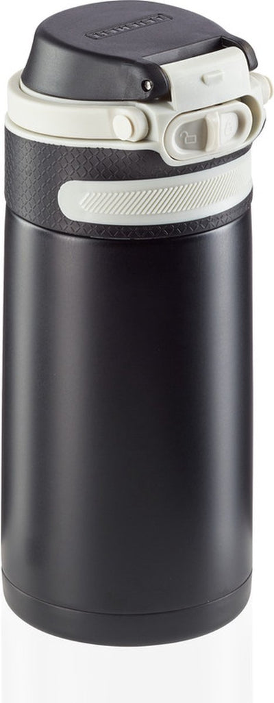 Leifheit Leifheit 3243 Flip Isoleerbeker 350 ml Schwarz