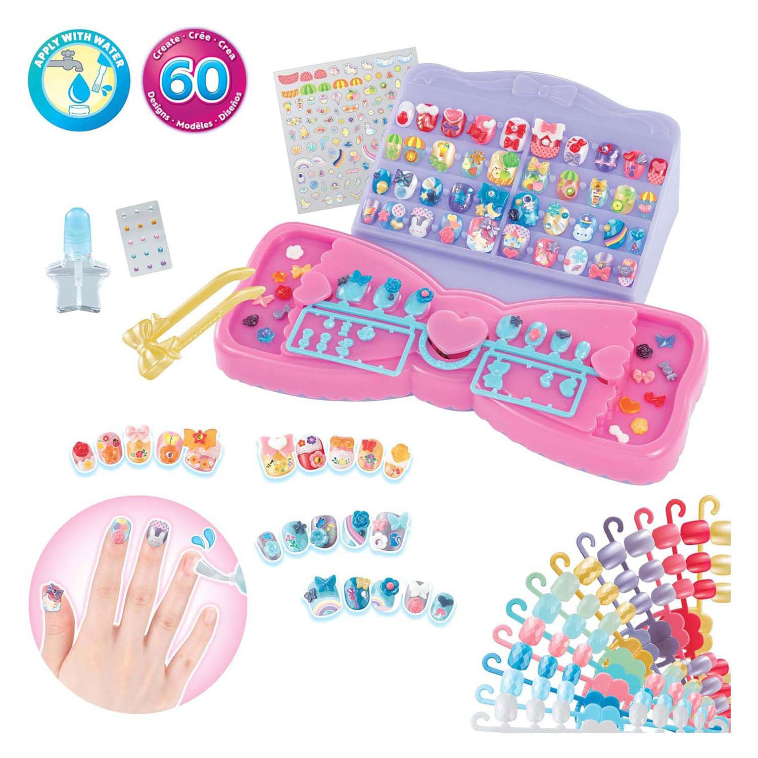Aquabeads mehrfarbige Nägelset