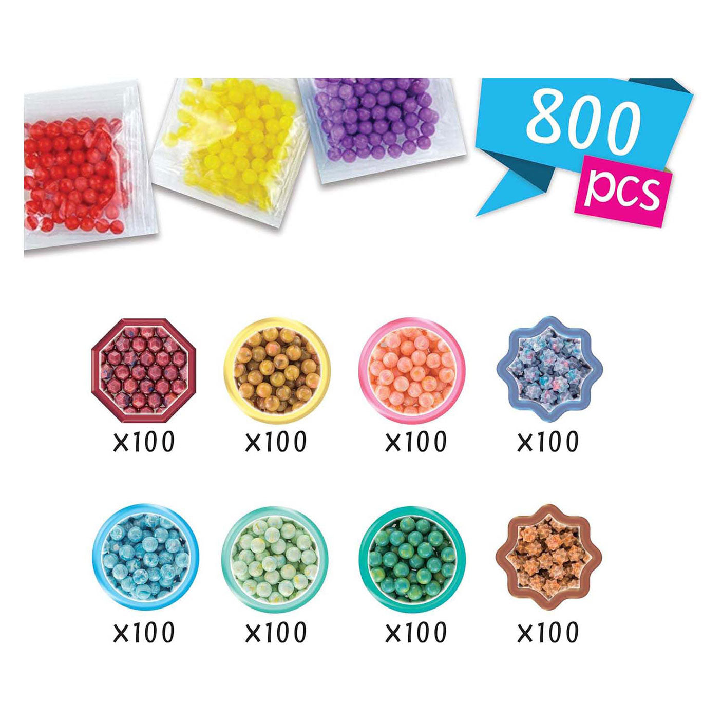 Epoch Aquabeads Multi -Color Pearl Mix nachfüllen