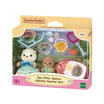 Epoche Sylvanische Familien Zeeotter Spritzer Schnorchel Set