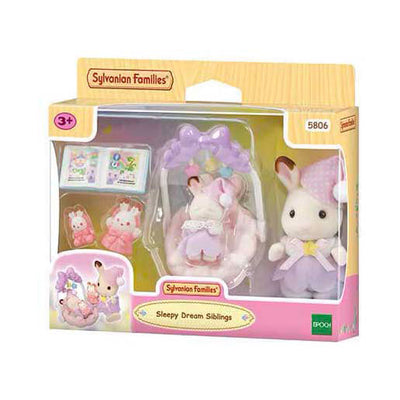 Sylvanische Familien 5806 Sleepy Dream Set Bruder Schwester