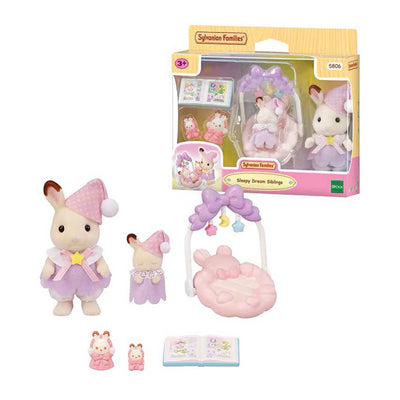 Sylvanische Familien 5806 Sleepy Dream Set Bruder Schwester