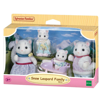Epoch Sylvanian Family 5814 – Schneeleopardenfamilie