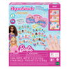 Aquabeads Nagelstudio-Barbie-Designer-Set – mit wiederverwendbaren Nägeln – ohne Nageltrockner – sicher für Kinder – nur Wasser erforderlich