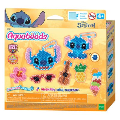 Aquabeads Stitch Schlüsselanhänger-Set (700 Perlen) Bastelset – Perlen, die am Wasser haften