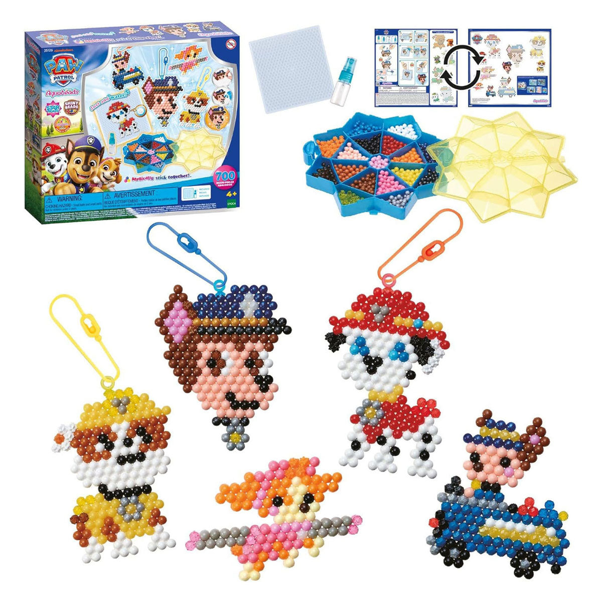 Epoch Aquabeads Paw Patrol Mega-Bastelset – 700 Perlen