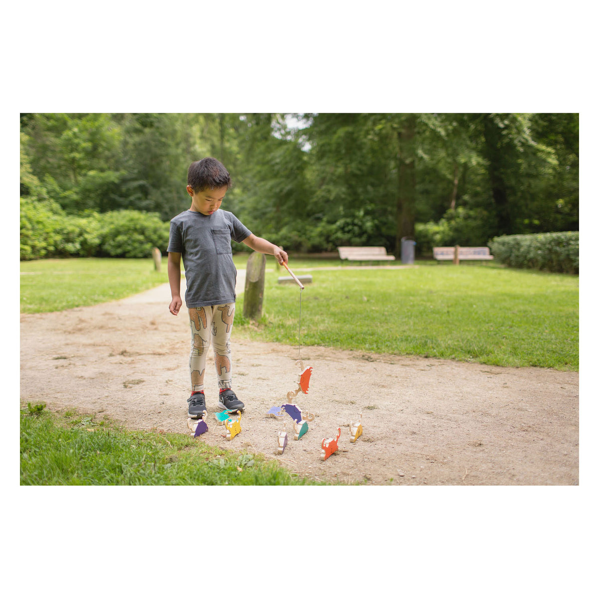 BS -Spielzeug kratzt das Spiel von Fishing Child's Play