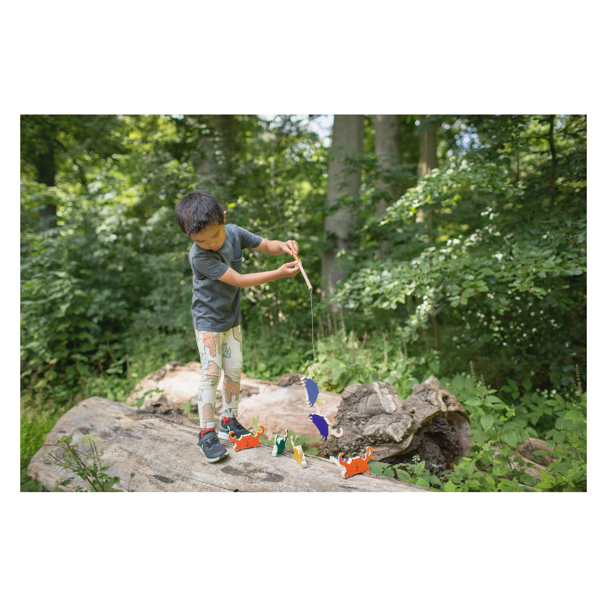 BS -Spielzeug kratzt das Spiel von Fishing Child's Play