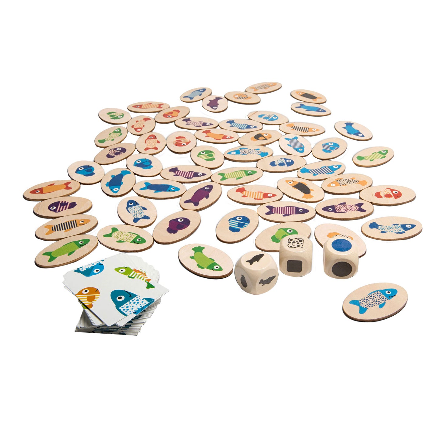 BS Toys Holzspiel Finden Sie den Fisch