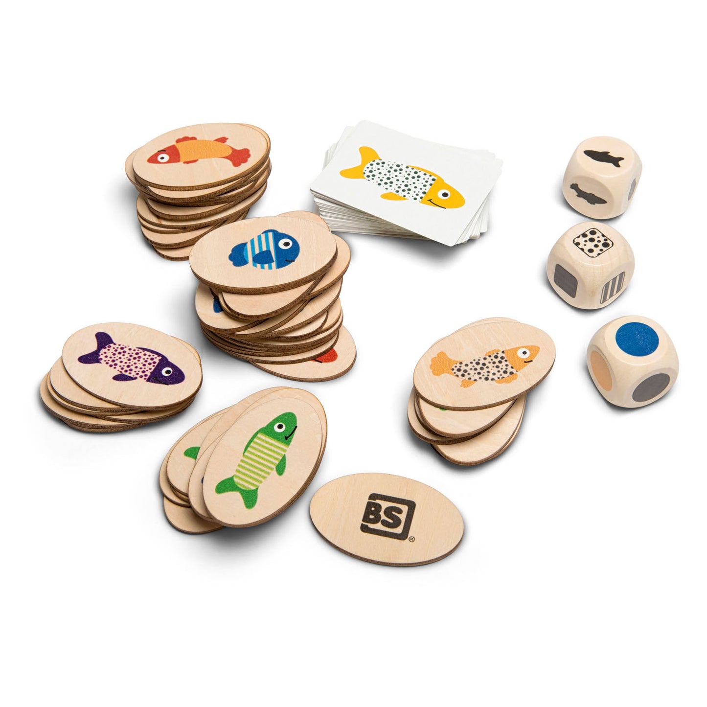 BS Toys Holzspiel Finden Sie den Fisch