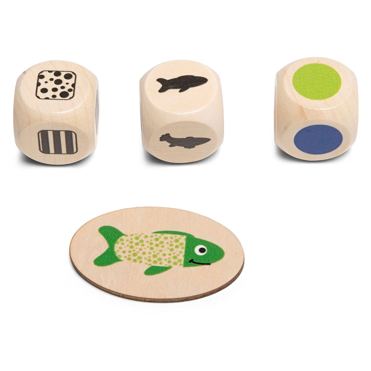 BS Toys Holzspiel Finden Sie den Fisch
