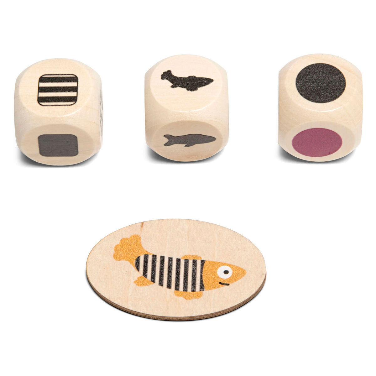 BS Toys Holzspiel Finden Sie den Fisch