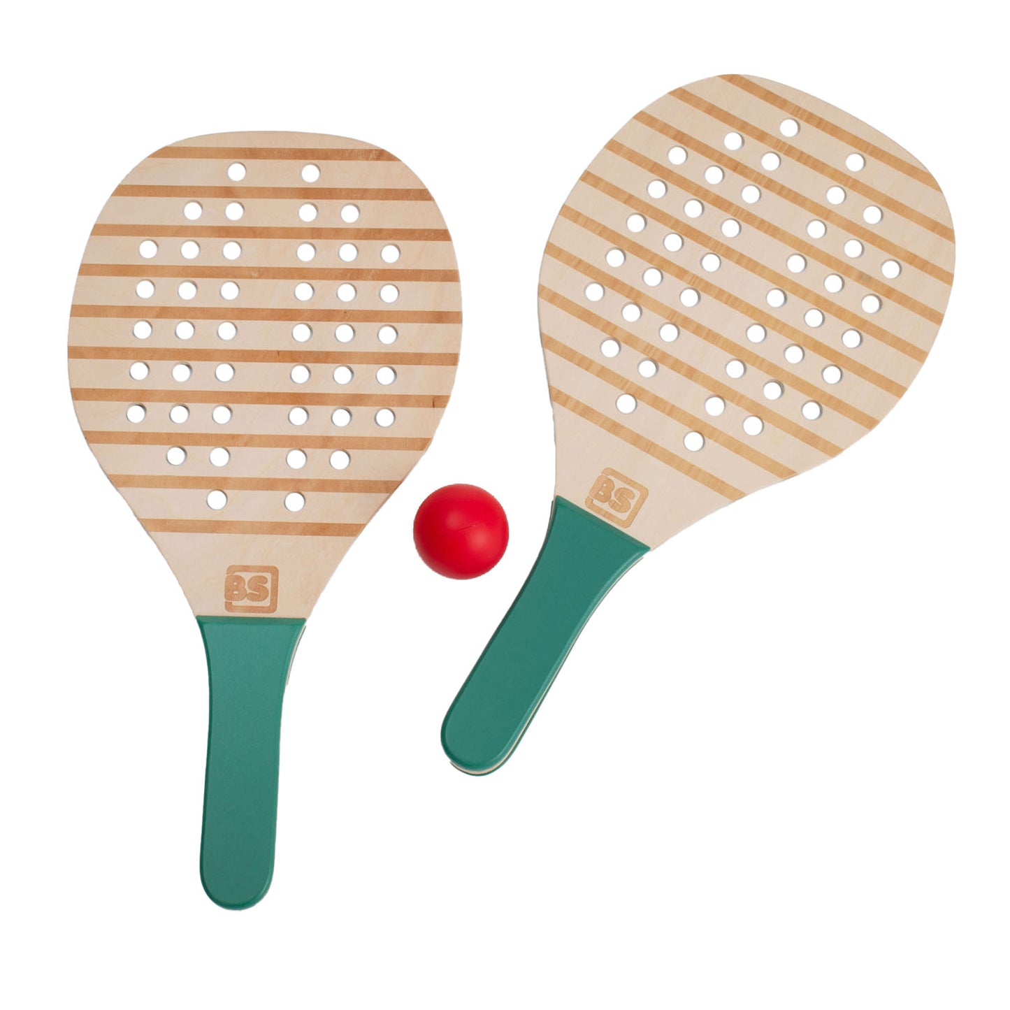 BS -Spielzeug Holzpadelschläger, 3dlg.