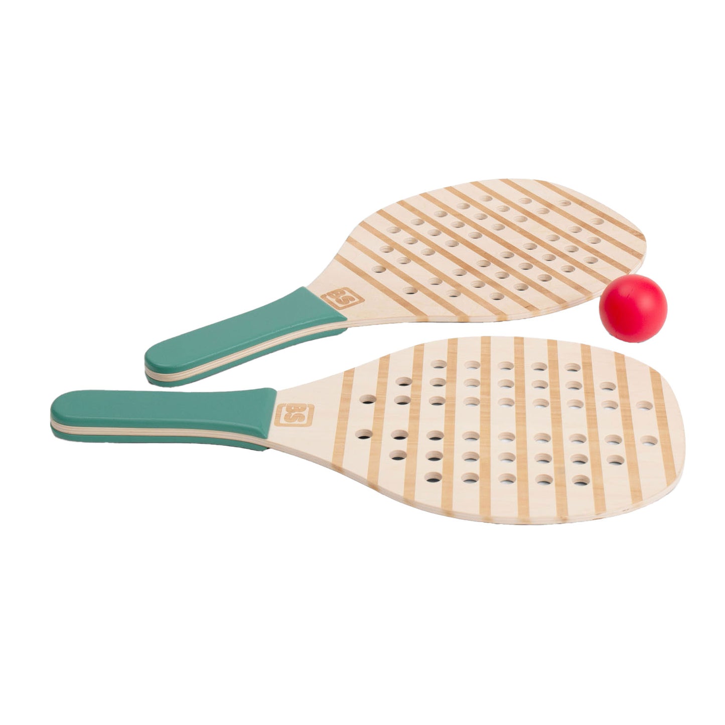 BS -Spielzeug Holzpadelschläger, 3dlg.