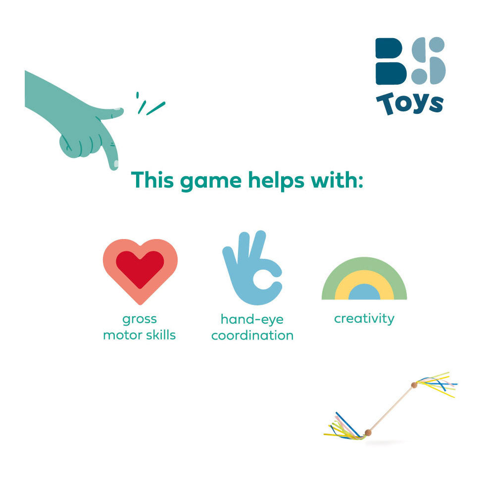 BS Toys Houten Rrewstep mit Band