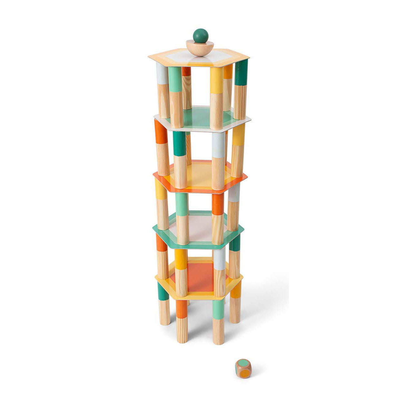 BS Toys Mega Holzbalance -Spiel, 38dlg.