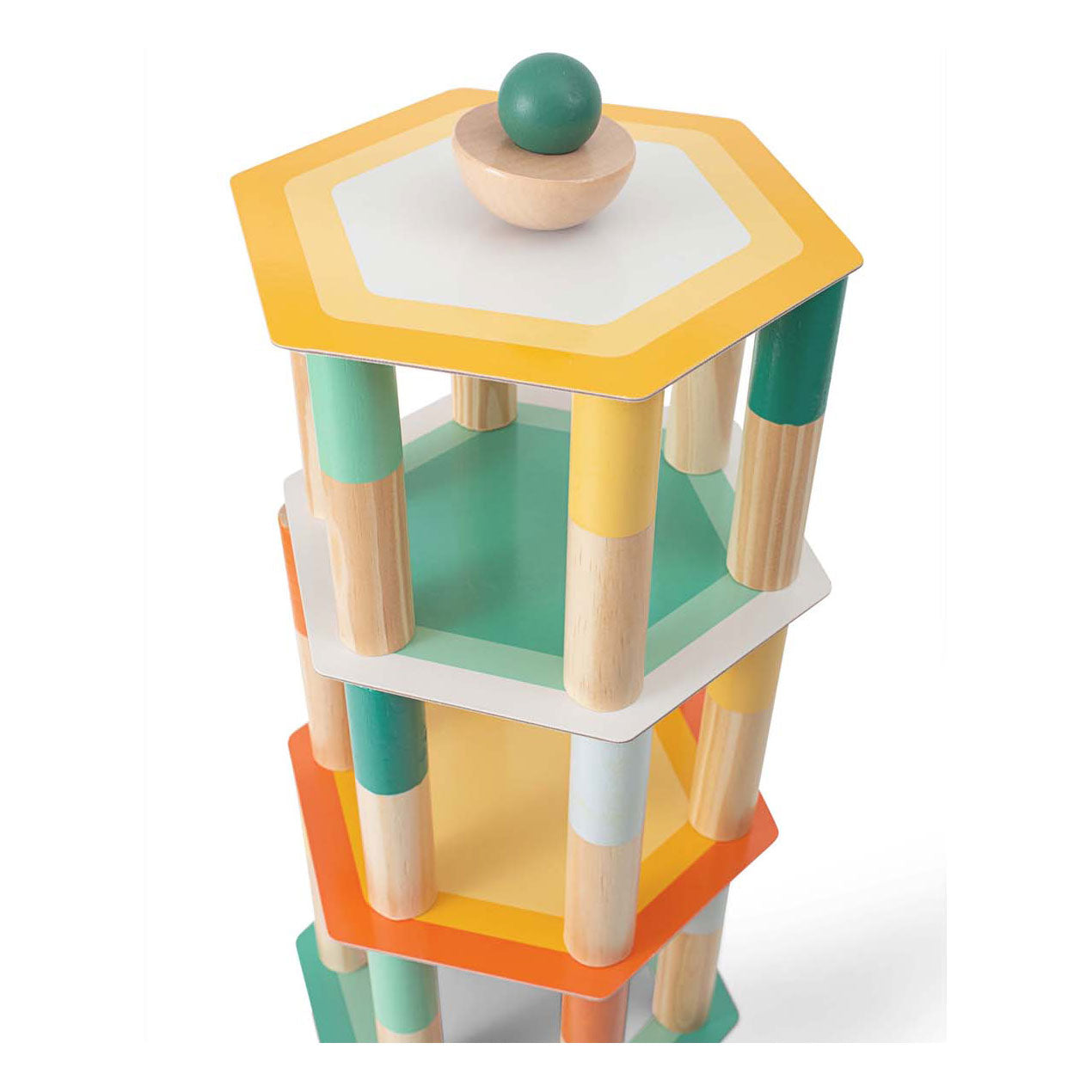 BS Toys Mega Holzbalance -Spiel, 38dlg.