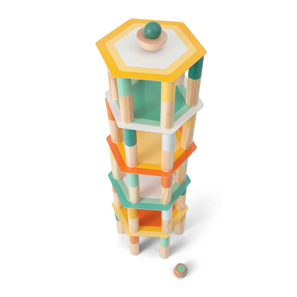 BS Toys Mega Holzbalance -Spiel, 38dlg.