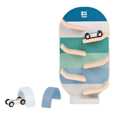 BS Toys Holzauto-Schienenset – 3-teilig.