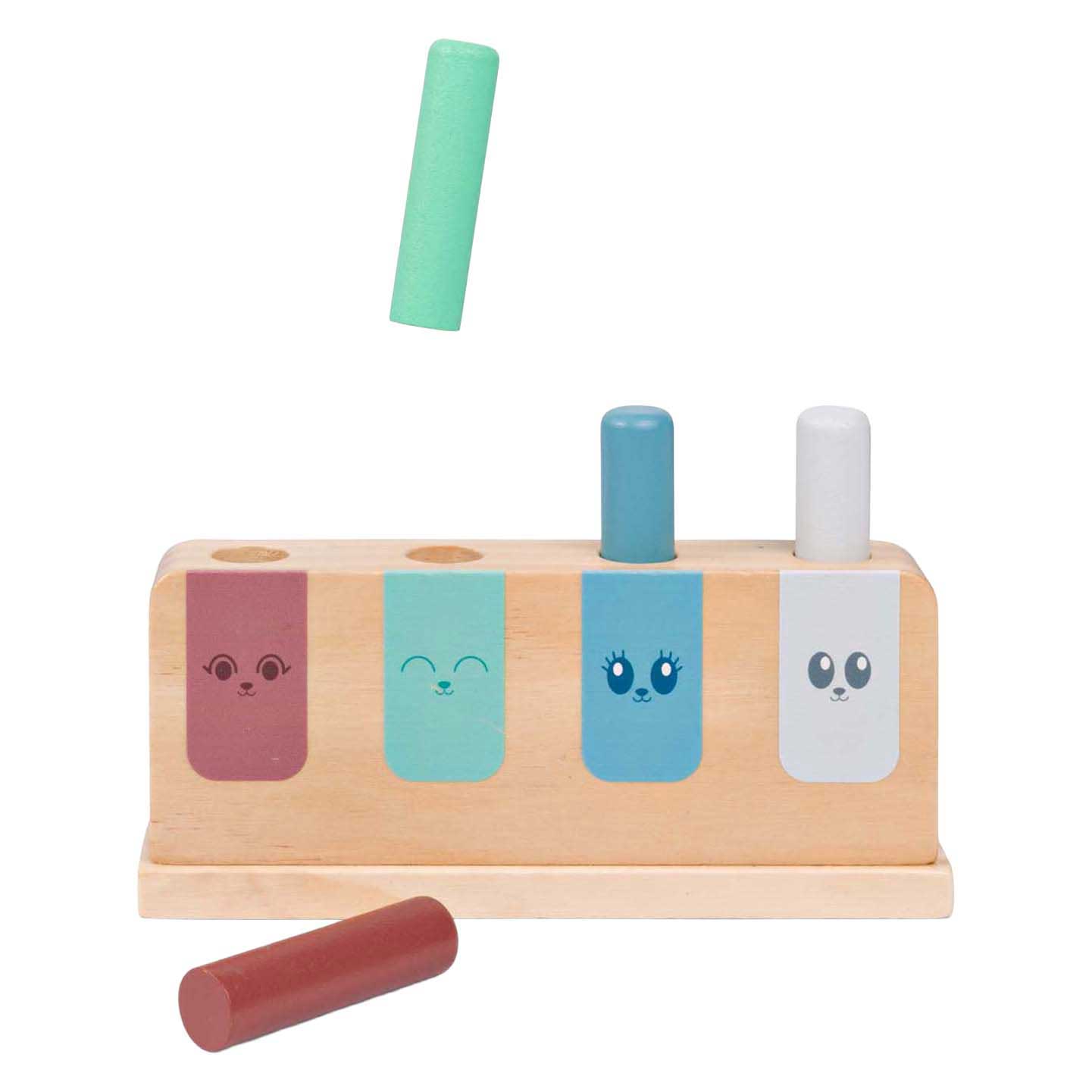 Bs Toys Holz-Pop-Up-Spiel – 5-tlg.