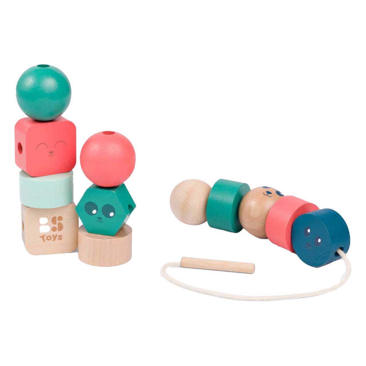 Bs Toys Holzperlen Junior - 13 Stk.