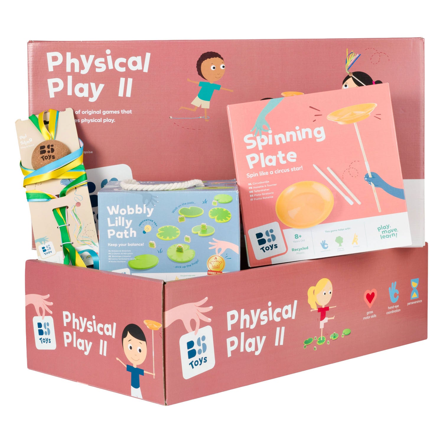 Bs Toys physisches Spielset 2 Gruppenpaket – 8 Stück.