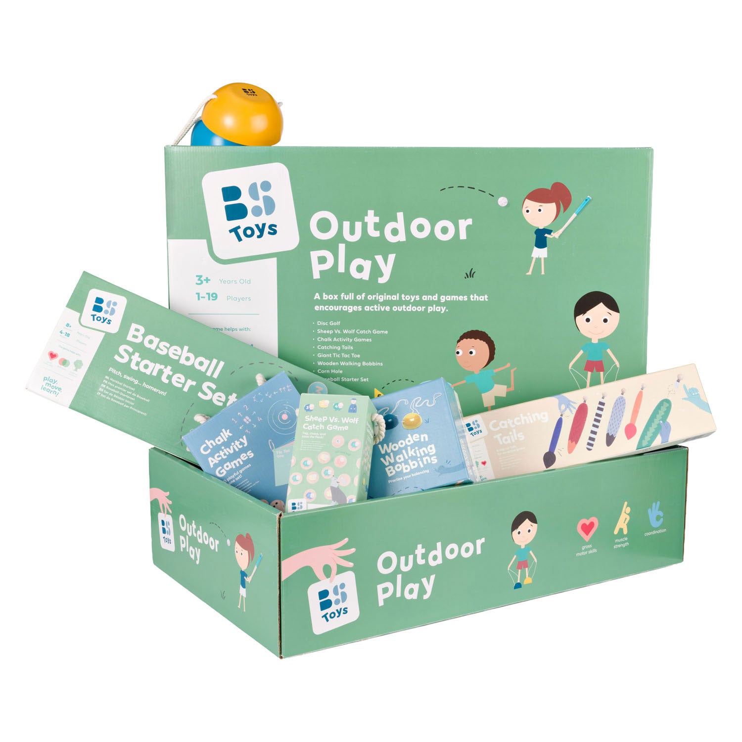 Bs Toys Outdoor-Spielset Gruppenpaket – 8-teilig.