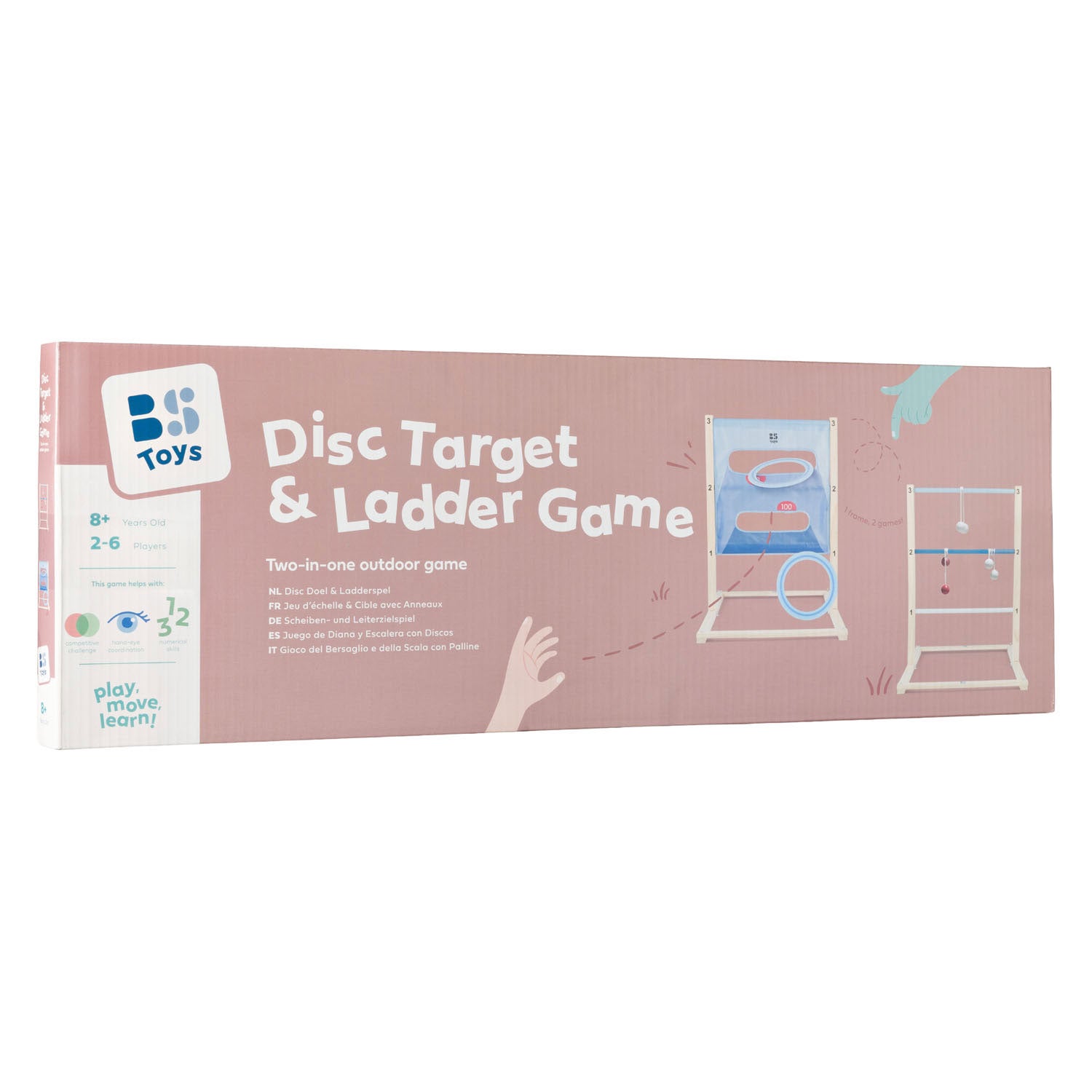 Bs Toys Scheibentor- und Leiterspiel 2-in-1