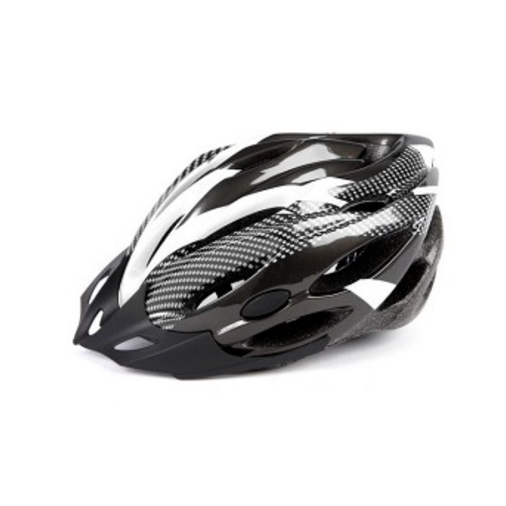 Mirage Helm l 58-62 silber schwarz weiß