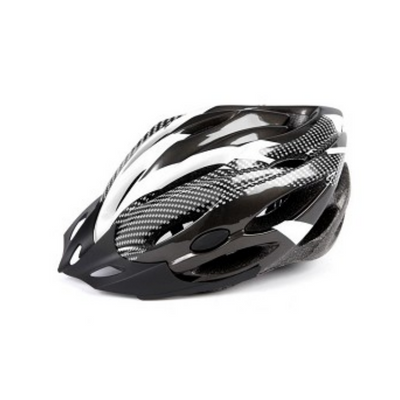 Mirage Helm l 58-62 silber schwarz weiß