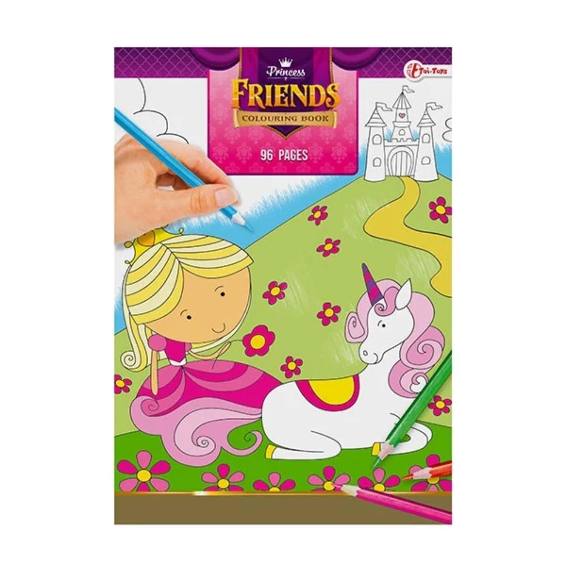 Prinzessin Freunde Freunde Farbbuch 96 Seiten