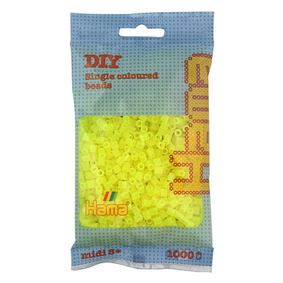 Hama Iron Perlen Yellow Neon (034), 1000st.