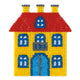 Hama Iron Perlen Board House