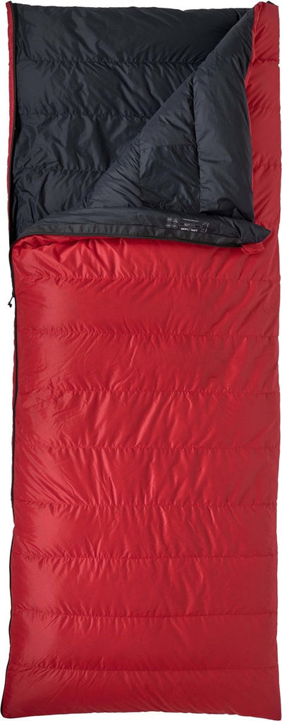 Lowland Outdoor-Daunenschlafsack – Ranger Lite – 210 x 80 cm – 1095 g – 0 °C – Rip-Stop-Nylon