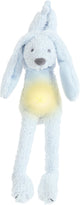 Fröhliches Pferd-Kaninchen-Richie-Nachtlicht mit beruhigenden Geräuschen, 34 cm – Blau – Baby-Geschenk