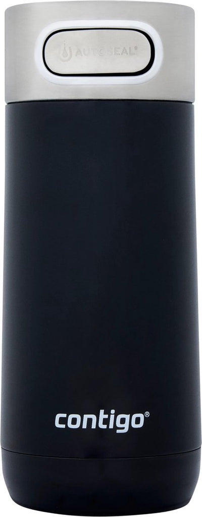 Contigo Luxus Autoseal Thermobecher, Edelstahl Cup-to-go, Isolierflasche, auslaufsicher, Kaffeebecher-to-go, spülmaschinenfest, Isolierbecher mit leicht zu reinigendem Deckel, BPA-frei, 360 ml | Lakritze