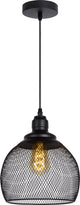 Lucide Mesh - Hängelampe - ø 22 cm - 1xe27 - schwarz