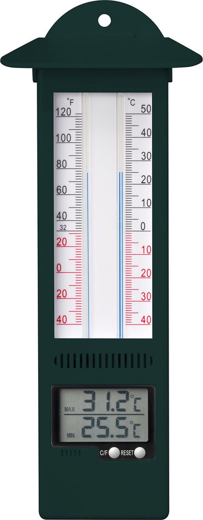 Nature Nature TuinThermometer Min-Max Digital 9,5x2,5x24 cm
