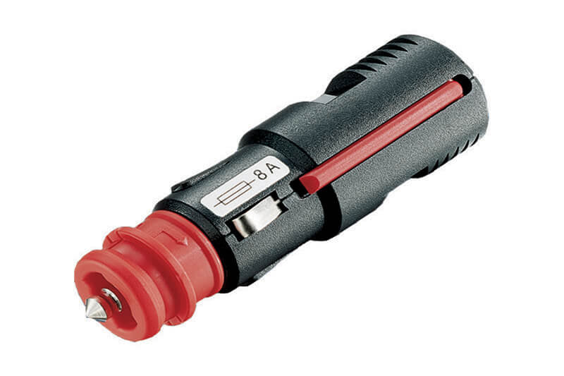 12-Volt-Uni-Stecker mit Sicherung