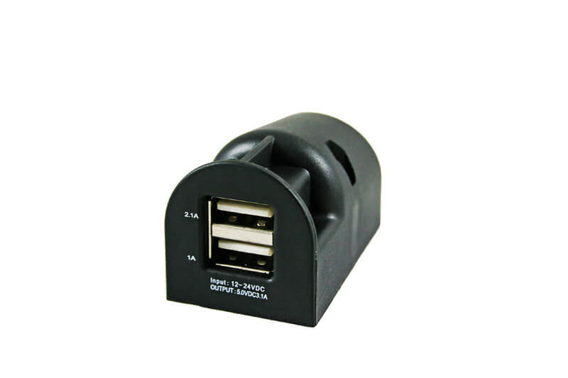 12 Volt USB-Aufputzsteckdose