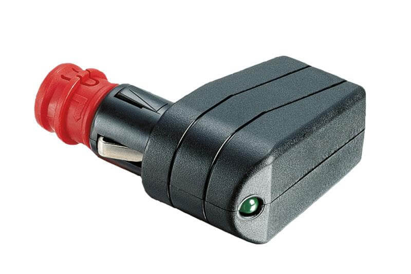 12 Volt Winkelstecker uni