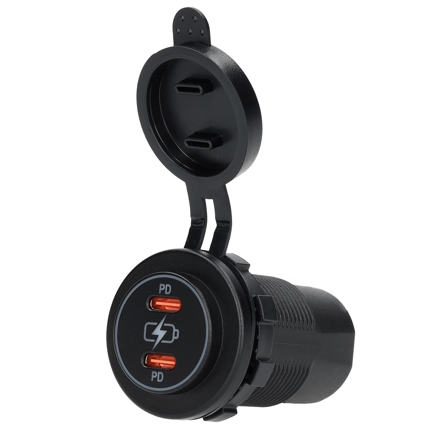 Stromleitung 2x USB-C PD-Ladegerät