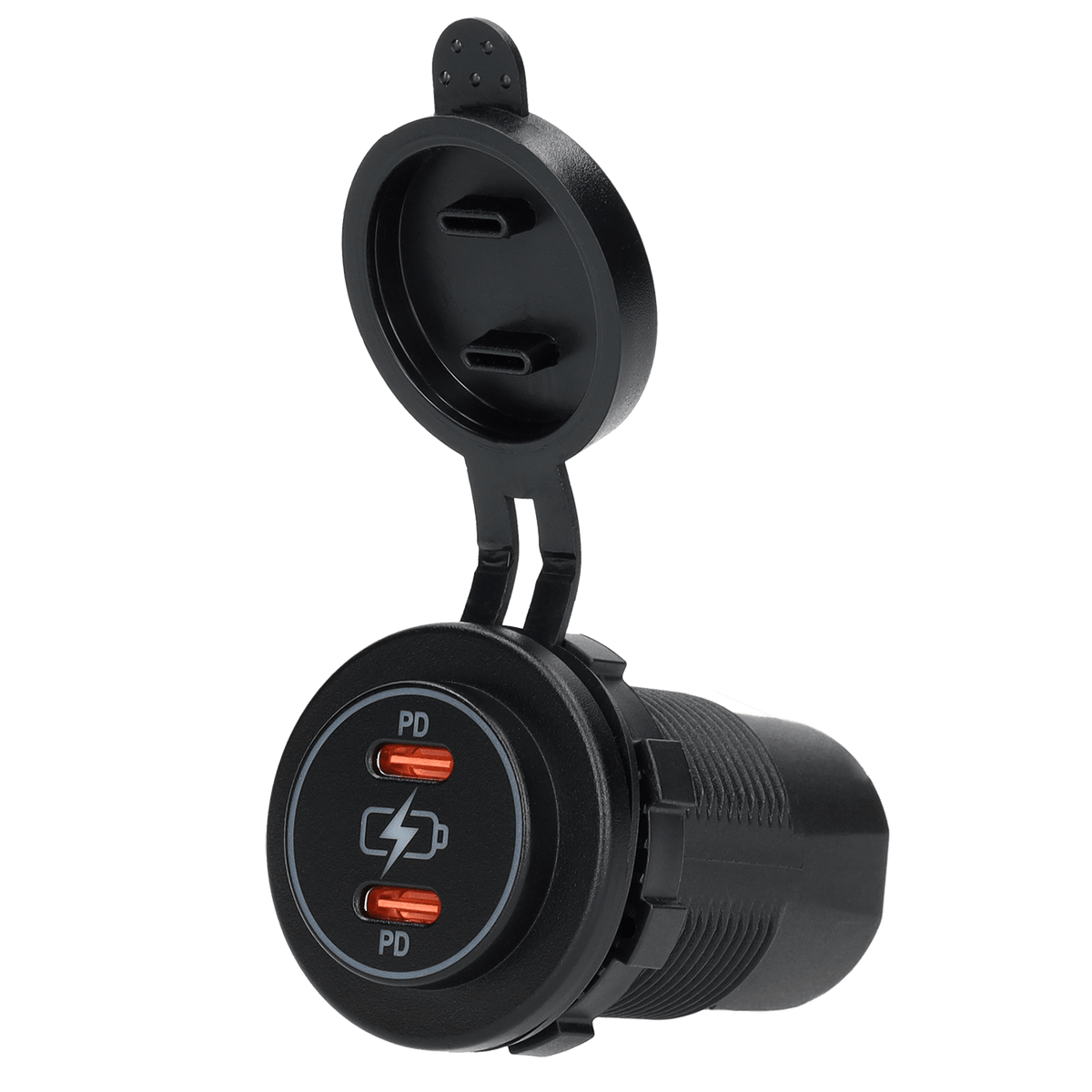 Stromleitung 2x USB-C PD-Ladegerät
