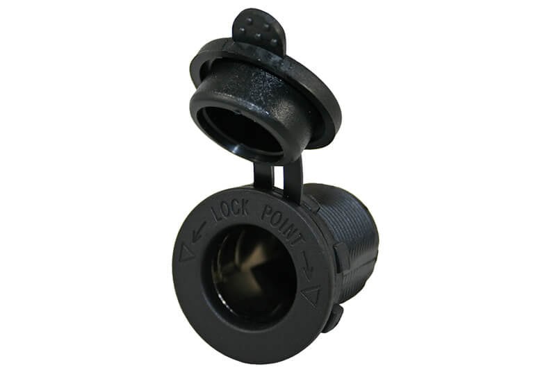 Powerline 12 Volt Einbausteckdose universal - verpackt