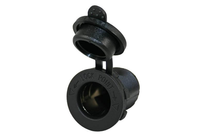 Stromleitung 12 Volt integrierte Universalsteckdose