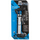 Messinggelagerte Beto-Minipumpe mit Manometer aus Aluminium. silber schwarz