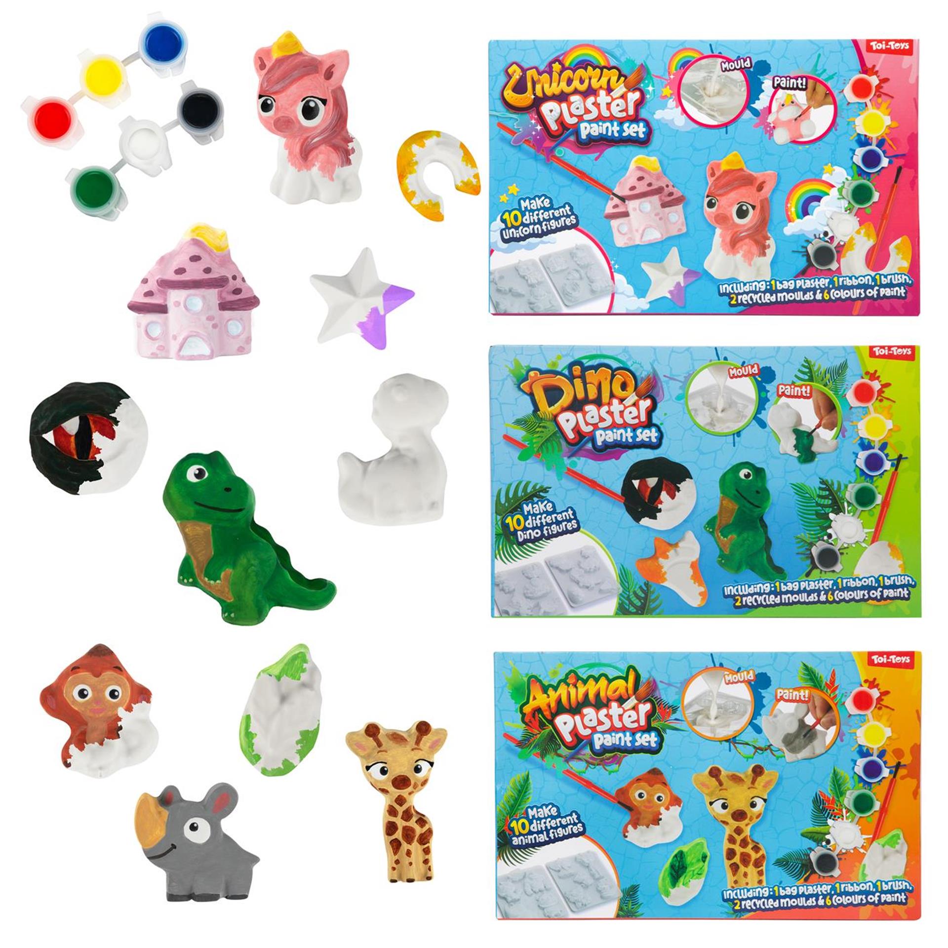 Toi-Toys Set Gipsabdruck Wildtiere