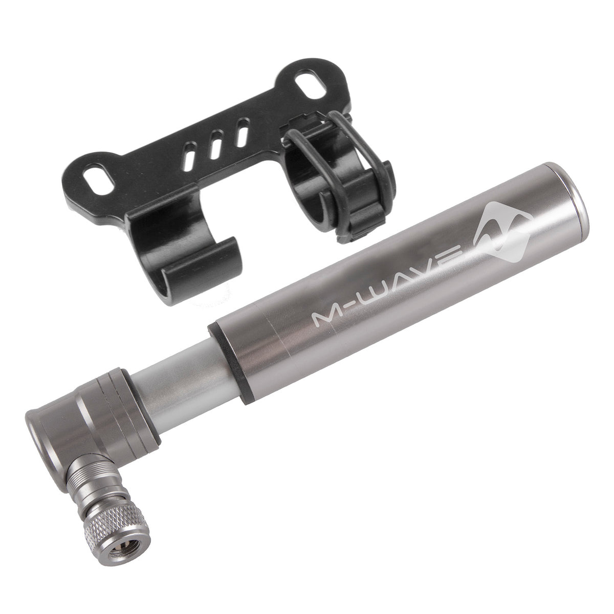 M-Wave Mini Pump Air Midget Silber